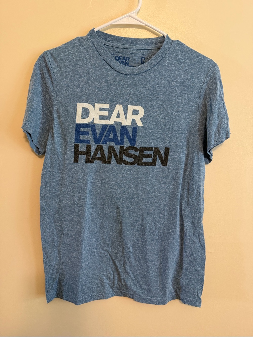 Dear Evan Hansen Heather Blue Graphic Tee - Musical Logo Shirt